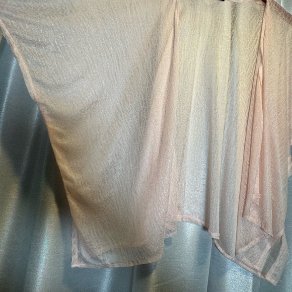 Elegant Sheer pink kimono one‎ size - Picture 2 of 4